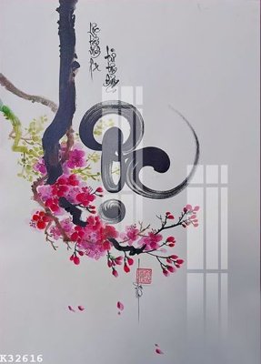 Ảnh gốc File gốc in tranh tổng hợp K32616 (độ nét cao) in mica