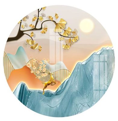 File in lụa File gốc in tranh tổng hợp K32650 (phong cảnh) File gốc in tranh tổng hợp K32650