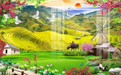 Tải file File gốc in tranh tổng hợp K32747 (gốc) làm tranh treo tường