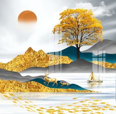 File in mica File gốc in tranh tổng hợp K32861 (bản gốc) siêu trong