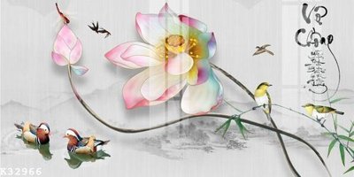 File gốc File gốc in tranh tổng hợp K32966 (cho in ấn) độc quyền