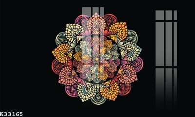 Ảnh gốc File gốc in tranh tổng hợp K33165 (siêu chi tiết) để in ấn