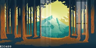 File tranh File gốc in tranh tổng hợp K33499 (gốc) chủ đề thành phố