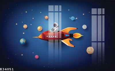 File in trần File gốc in tranh tổng hợp K34051 (bản gốc) bầu trời