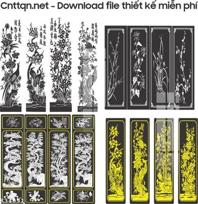 File PSD in ấn File gốc in tranh tổng hợp K34091 (chất lượng cao)