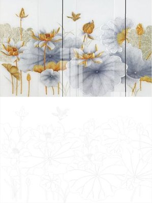 File tranh File gốc in tranh tổng hợp K34169 (gốc) in vải canvas