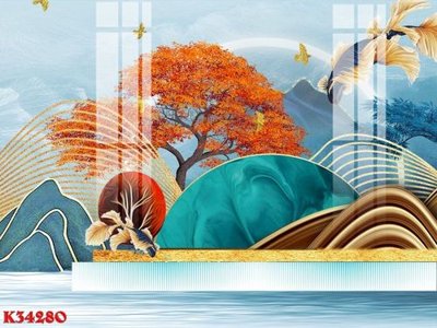 File gốc in ấn File gốc in tranh tổng hợp K34280 độ phân giải cao