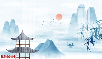 File tranh File gốc in tranh tổng hợp K34644 (gốc) chủ đề thành phố