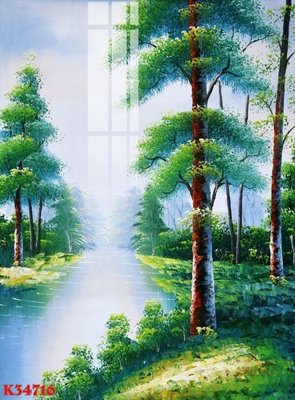 File in trần File gốc in tranh tổng hợp K34716 (bản gốc) đại dương