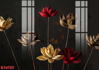 Hình ảnh file gốc File gốc in tranh tổng hợp K34763 cho in UV