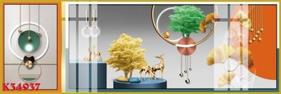 File in trần File gốc in tranh tổng hợp K34937 (file gốc) hoa văn 3D