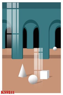 File gốc File gốc in tranh tổng hợp K35211 (vector) cho in ấn