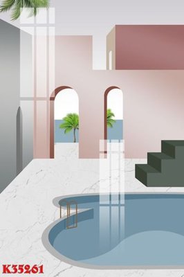 File gốc File gốc in tranh tổng hợp K35261 (in tráng gương) sang trọng