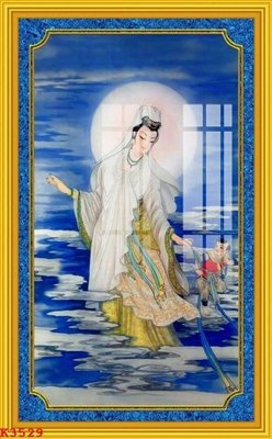 File in trần File gốc in tranh tổng hợp K3529 (file gốc) hoa văn 3D