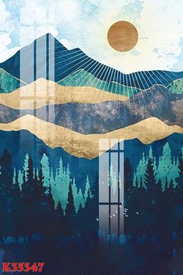 File gốc File gốc in tranh tổng hợp K35347 (in lụa) chi tiết cao