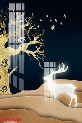 File gốc File gốc in tranh tổng hợp K35408 (cho in UV) siêu nét