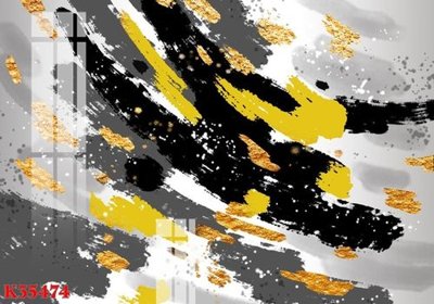 Download file gốc File gốc in tranh tổng hợp K35474 (in lụa) hoa lá