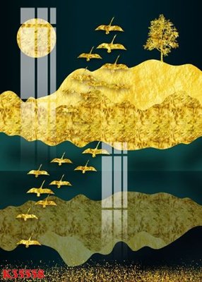 File tranh in tráng gương File gốc in tranh tổng hợp K35558 (siêu nét)