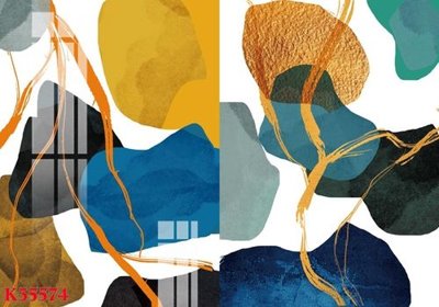 File tranh File gốc in tranh tổng hợp K35574 (bản gốc) in lụa dán tường