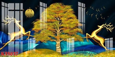 File gốc File gốc in tranh tổng hợp K35637 (trang trí) phòng trẻ em