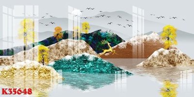 File gốc in ấn File gốc in tranh tổng hợp K35648 chuẩn màu CMYK