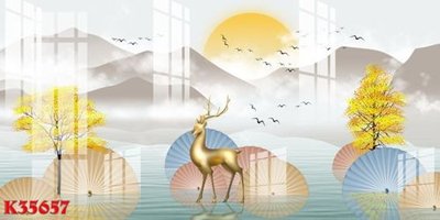 File PSD File gốc in tranh tổng hợp K35657 (gốc) tách lớp chi tiết