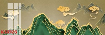 File gốc File gốc in tranh tổng hợp K35703 (in lụa) họa tiết 3D