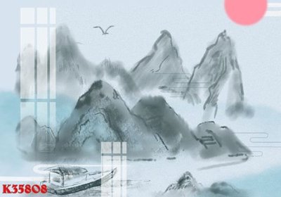 File tranh File gốc in tranh tổng hợp K35808 (bản gốc) trang trí văn phòng