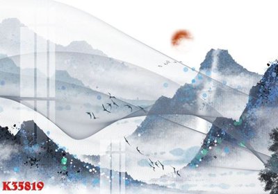 File in trần File gốc in tranh tổng hợp K35819 (bản gốc) trời sao