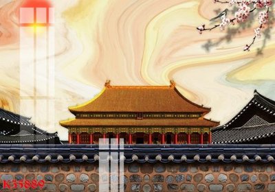 File gốc File gốc in tranh tổng hợp K35889 (in lụa) tranh phong thủy