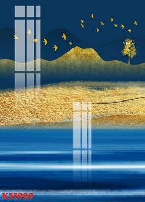 Ảnh gốc File gốc in tranh tổng hợp K35929 (độ nét cao) in mica