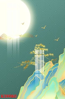 File ảnh File gốc in tranh tổng hợp K35980 (gốc) in standee