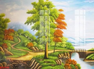 File gốc File gốc in tranh tổng hợp K3599 (in ấn) màu sắc trung thực