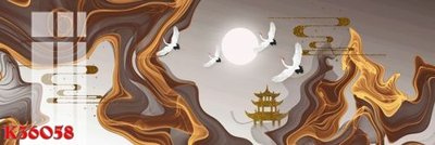 File gốc File gốc in tranh tổng hợp K36058 (in tráng gương) hiện đại