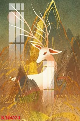 File in trần File gốc in tranh tổng hợp K36074 (bản gốc) mây trời