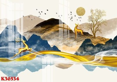 File tranh PSD File gốc in tranh tổng hợp K36534 chất lượng cao