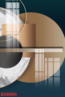 File in trần File gốc in tranh tổng hợp K36560 (bản gốc 3D) sống động