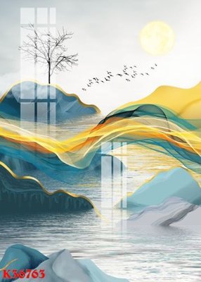 Chi tiết file gốc File gốc in tranh tổng hợp K36763 (cho in tráng gương)