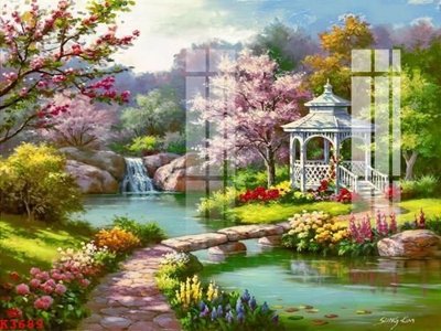 File in mica File gốc in tranh tổng hợp K3689 (bản gốc) làm vách ngăn