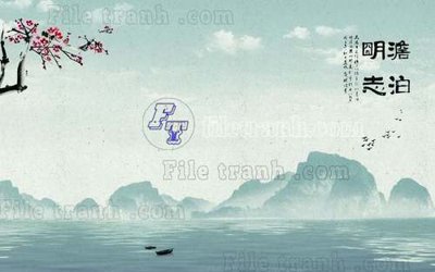 File ảnh gốc File gốc in tranh tổng hợp tường nền K40020 không vỡ nét