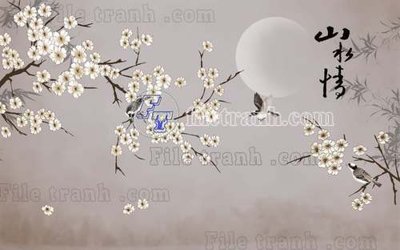 Tải file gốc File gốc in tranh tổng hợp tường nền K40059 (in khổ lớn) không mờ