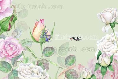 File tranh ảnh gốc File gốc in tranh tổng hợp tường nền K40068 dùng cho in khổ lớn