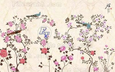 Tải file gốc File gốc in tranh tổng hợp tường nền K40082 dùng cho in ấn