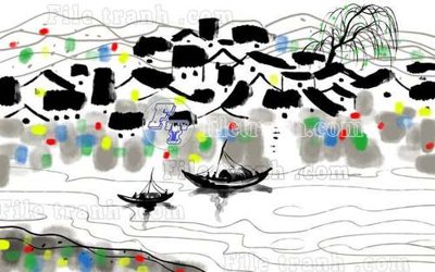 File tranh trang trí File gốc in tranh tổng hợp tường nền K40126 (file gốc)