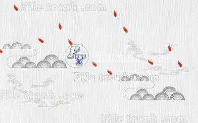 File in lụa File gốc in tranh tổng hợp tường nền K40151 (phong cảnh) File gốc in tranh tổng hợp tường nền K40151