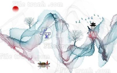 Tệp tin gốc File gốc in tranh tổng hợp tường nền K40214 (chất lượng cao) File gốc in tranh tổng hợp tường nền K40214