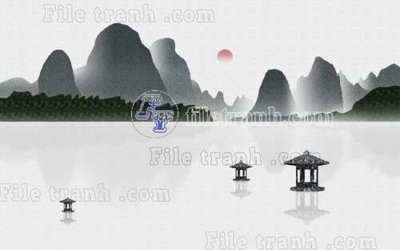 Tệp tin gốc File gốc in tranh tổng hợp tường nền K40215 (dùng cho in) File gốc in tranh tổng hợp tường nền K40215