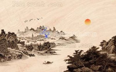 File gốc File gốc in tranh tổng hợp tường nền K40311 (vector) cho in ấn