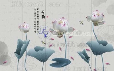 File gốc File gốc in tranh tổng hợp tường nền K40325 (cho in 3D) độc đáo