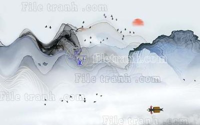 Tải file PSD File gốc in tranh tổng hợp tường nền K40340 (nguyên layer) để in